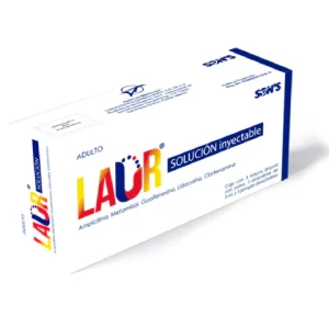 LAUR ADT 500/500/100/30/4MG. SOL. INY. C/3 *QSO* PE