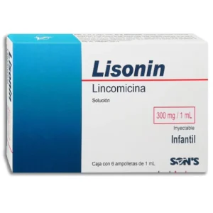 LISONIN 300MG/1ML. SOL. INY. C/6 *QSO*