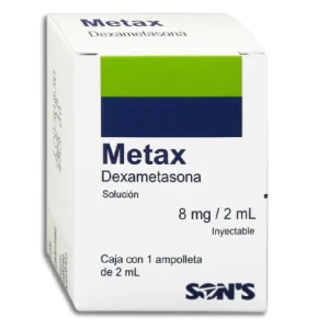 METAX 8MG/2ML SOL. INY. C/1 *QSO*