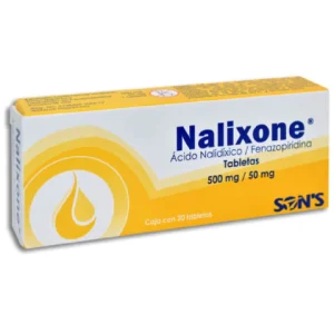 NALIXONE 500/50MG TAB C/20 *QSO*