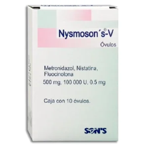 NYSMOSONS-V 0.50/0.500MG/100,000UI OVULOS C/10 *QSO*OF