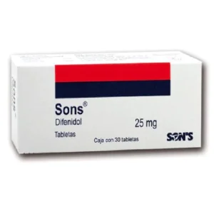SONS DIFENIDOL 25MG TAB C/30 *QSO* R