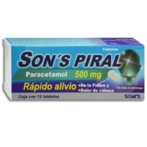 SONS PIRAL 500MG TAB C/10 *QSO*PE