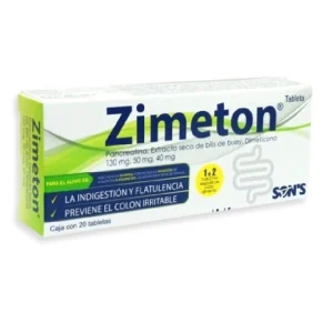 ZIMETON 130/50/40MG TAB C/20 *QSO*PE