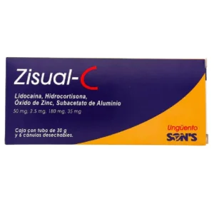 ZISUAL-C 5/0.25/3.3/18GR CREMA 30GR+C/6 CANULAS *QSO* PE
