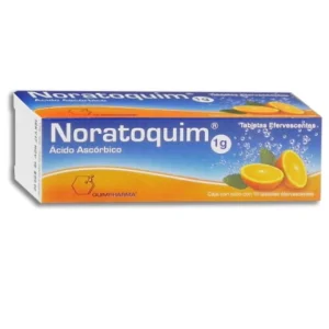 NORATOQUIM 1GR TAB.EFERV. C/10 *QFR* SABOR NARANJA