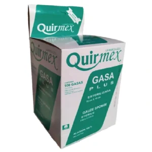 GASA PLUS ESTERIL 10X10CM C/100 *QRM* VERDE