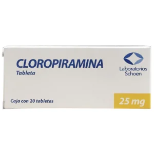 CLOROPIRAMINA 25MG TAB C/20 *SHO*