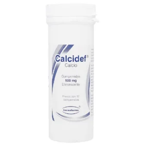 CALCIDEF 500MG TAB EFERV C/12 *TEC*