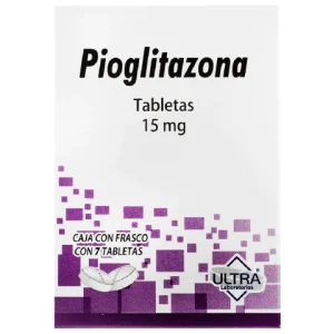 PIOGLITAZONA 15MG TAB C/7 *ULT* (MOPRO-D)