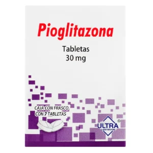 PIOGLITAZONA 30MG TAB C/7 *ULT*