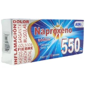 NAPROXENO 550MG TAB C/12 *ADN*