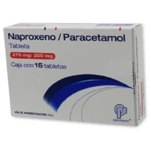 NAPROXENO/PARACETAMOL 275/300MG TAB C/15 *ALP*