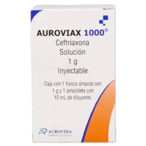 AUROVIAX-1000 1GR/10ML SOL INY I.V C/1 *AUR*