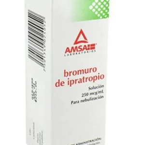 BROMURO DE IPRATROPIO 250MCG(25MG)/ML SOL 20ML *ANT* P/NEBULIZAR