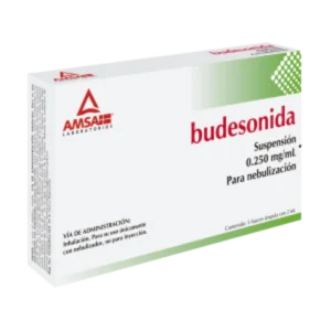BUDESONIDA 0.250MG/2ML AMP C/5 AMP 2ML *ANT* P/NEBULIZAR