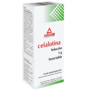 CEFALOTINA 1GR/5ML SOL INY C/1 *ANT*