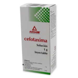 CEFOTAXIMA 1GR/4ML SOL INY IV C/1 *ANT*PE