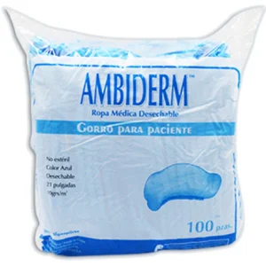 GORRO PACIENTE AZUL C/100 PZAS*AMB*