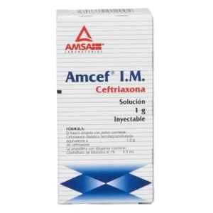 AMCEF 1GR/3.5ML SOL INY I.M. C/1 *ANT*PE