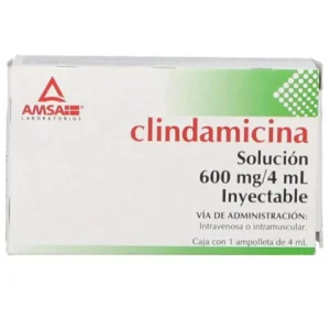 CLINDAMICINA 600MG/4ML SOL INY C/1 *ANT*