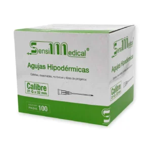 AGUJA HIPODERMICA VERDE 21X32 C/100 *JAY*