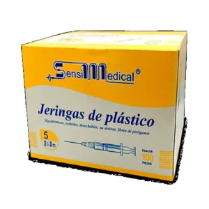 JERINGA AMARILLA 5ML.(20X38MM) C/100*JAY*