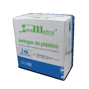JERINGA AZUL 3ML.(23X25MM) CAJA C/100 *JAY*