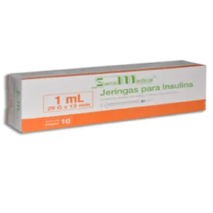 JERINGA INSULINA (29X13MM) C/10 *JAY*