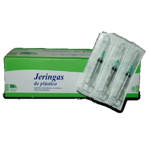 JERINGA VERDE 10ML.(21X32MM) C/100 *JAY*