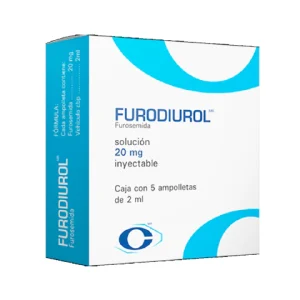 FURODIUROL 20MG/2ML SOL INY C/5 *CRY*