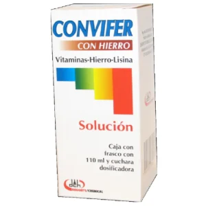 CONVIFER 0.04/0.10/0.15GR/200MCG/3.0/2.095GR/100ML SOL 110ML *DEG* PE