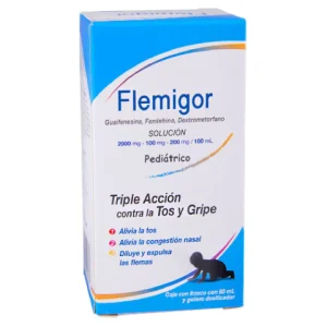 FLEMIGOR PED 2000/100/200MG/100ML GTS 60ML *DEG* PE