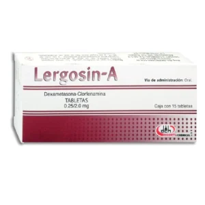 LERGOSIN-A 0.25/2.0MG TAB C/15 *DEG* PE