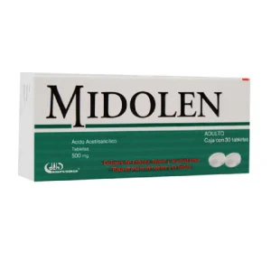 MIDOLEN 500MG TAB C/30 *DEG* PE