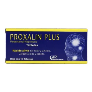 PROXALIN PLUS 250/300MG TAB C/10 *DEG* PE