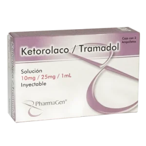 KETOROLACO/TRAMADOL 10/25MG/1ML SOL INY C/3 *PHG*