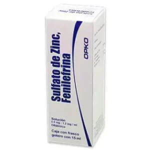 ZINC/FENILEFRINA 2.5/1.2MG/1ML GTS OFT. 15ML *EXK*