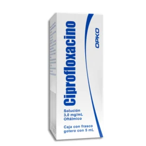 CIPROFLOXACINO 3MG/1ML GTS OFT 5ML *EXK*