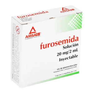 FUROSEMIDA 20MG/2ML SOL INY C/5 *ANT*