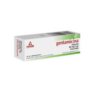 GENTAMICINA 80MG/2ML SOL INY C/1 *ANT*