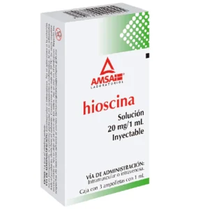 HIOSCINA 20MG/1ML SOL INY C/3 *ANT*