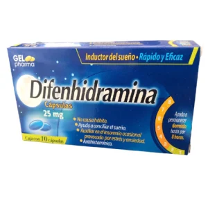 DIFENHIDRAMINA 25MG CAP C/10 *GLP*