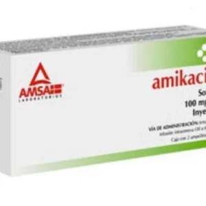 AMIKACINA 100MG/2ML SOL INY C/2 *ANT*