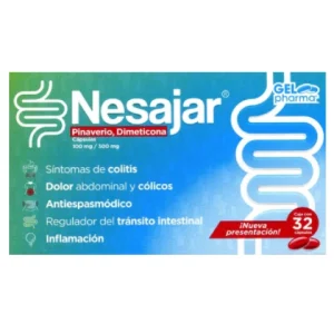 NESAJAR 100/300MG CAP C/32 *GLP*
