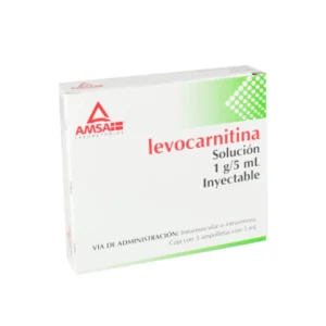 LEVOCARNITINA 1GR/5ML SOL INY C/5 *ANT*