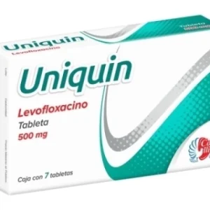 UNIQUIN 500MG TAB C/7 *COL*