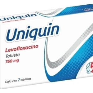 UNIQUIN 750MG TAB C/7 *COL*