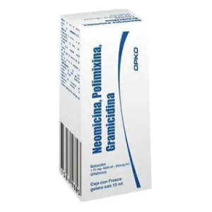 NEOMICINA,POLIMIXINA B,GRAMICIDINA 1.75MG/5.000U/25MCG GTS OFT 15ML *EXK*