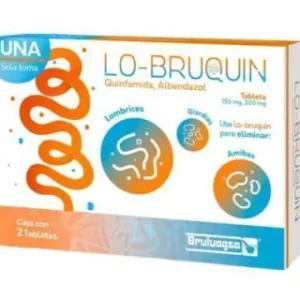 LO-BRUQUIN 150/200MG TAB C/2 *BRU*